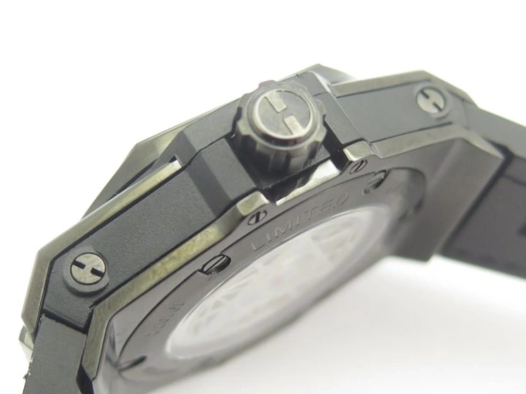 MIROTIME 0117 Aquatimer Chrono IW376702 SS BLS 1:1 Best Edition Black Dial on Black Rubber Strap A WellDesigned 7105